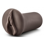 Коричневый мастубратор-вагина Nicole s Kitty - Blush Novelties - в Грозном купить с доставкой