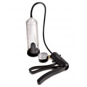 Вакуумная мужская помпа с датчиком давления Pro-Gauge Power Pump - Pipedream - в Грозном купить с доставкой