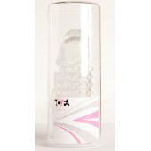 Гелевая прозрачная насадка с 2 отростками - 13 см. - Toyfa Basic - в Грозном купить с доставкой