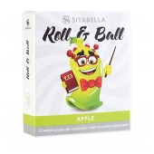 Стимулирующий презерватив-насадка Roll   Ball Apple - Sitabella - купить с доставкой в Грозном