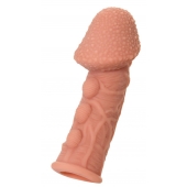 Насадка на фаллос с пузыриками, венками и ребристостью KOKOS Extreme Sleeve 09 - 12,7 см. - KOKOS - в Грозном купить с доставкой