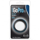 Черно-синее эрекционное кольцо Silicone Go Pro Cock Ring - Blush Novelties - в Грозном купить с доставкой