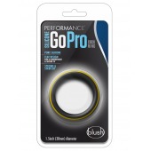 Черно-желтое силиконовое эрекционное кольцо Silicone Go Pro Cock Ring - Blush Novelties - в Грозном купить с доставкой