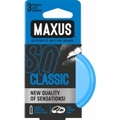 Классические презервативы в железном кейсе MAXUS Classic - 3 шт. - Maxus - купить с доставкой в Грозном