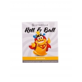 Стимулирующий презерватив-насадка Roll   Ball Banana - Sitabella - купить с доставкой в Грозном