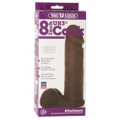 Насадка-реалистик Vac-U-Lock 8  ULTRASKYN Cock - 20,6 см. - Doc Johnson - купить с доставкой в Грозном