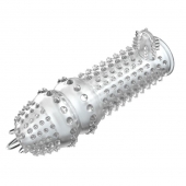 Закрытая прозрачная насадка Crystal sleeve - 14,2 см. - Erowoman-Eroman - в Грозном купить с доставкой
