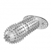 Закрытая прозрачная насадка Crystal sleeve - 12 см. - Erowoman-Eroman - в Грозном купить с доставкой