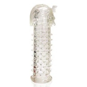 Закрытая прозрачная насадка на пенис Crystal Sleeve Faraon - 13,5 см. - Erowoman-Eroman - в Грозном купить с доставкой