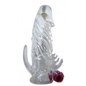 Закрытая прозрачная вибронасадка на пенис Crystal Sleeve Vibe - Erowoman-Eroman - в Грозном купить с доставкой
