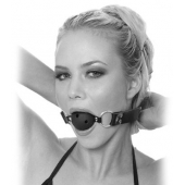 Черный кляп с дырочками Breathable Ball Gag - Pipedream - купить с доставкой в Грозном