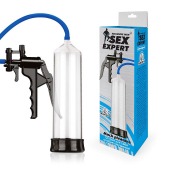 Прозрачная вакуумная помпа Sex Expert с насосом - Sex Expert - в Грозном купить с доставкой