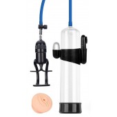 Прозрачная вакуумная вибропомпа Sex Expert с насадкой-вагиной - Sex Expert - в Грозном купить с доставкой