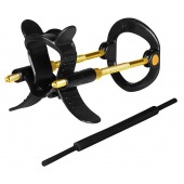 Черно-золотистый экстендер для пениса Sex Expert - Sex Expert - в Грозном купить с доставкой