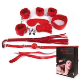 Пикантный красный набор БДСМ - Notabu - купить с доставкой в Грозном