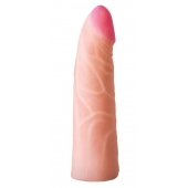 Фаллическая насадка на трусики харнесс - 17,5 см. - LOVETOY (А-Полимер) - купить с доставкой в Грозном