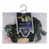 Черный пояс-трусики с двумя насадками Soft-Dolli - 16,5 и 10,5 см. - LOVETOY (А-Полимер) - купить с доставкой в Грозном