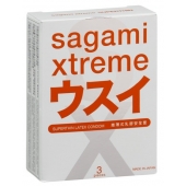 Ультратонкие презервативы Sagami Xtreme SUPERTHIN - 3 шт. - Sagami - купить с доставкой в Грозном
