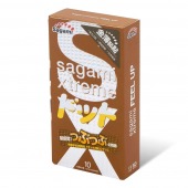 Презервативы Sagami Xtreme FEEL UP с точечной текстурой и линиями прилегания - 10 шт. - Sagami - купить с доставкой в Грозном