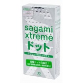 Презервативы Sagami Xtreme Type-E с точками - 10 шт. - Sagami - купить с доставкой в Грозном