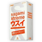 Ультратонкие презервативы Sagami Xtreme SUPERTHIN - 15 шт. - Sagami - купить с доставкой в Грозном