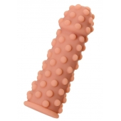 Телесная реалистичная насадка KOKOS Extreme Sleeve 02 с дополнительной стимуляцией - 12,7 см. - KOKOS - в Грозном купить с доставкой