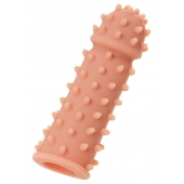 Телесная реалистичная насадка KOKOS Extreme Sleeve 03 с дополнительной стимуляцией - 12,7 см. - KOKOS - в Грозном купить с доставкой