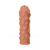 Телесная реалистичная насадка KOKOS Extreme Sleeve 11 с дополнительной стимуляцией - 12,7 см. - KOKOS - в Грозном купить с доставкой