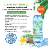 Очищающий спрей для игрушек CLEAR TOY Tropic - 100 мл. - Биоритм - купить с доставкой в Грозном