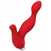 Красный силиконовый вибростимулятор простаты Proman - 12,5 см. - ToyFa - в Грозном купить с доставкой