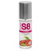 Смазка на водной основе S8 Flavored Lube со вкусом вишни - 125 мл. - Stimul8 - купить с доставкой в Грозном