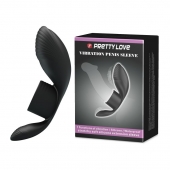 Черное кольцо на пенис с вибрацией Vibration Penis Sleeve - Baile - в Грозном купить с доставкой