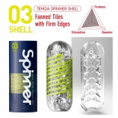Мастурбатор SPINNER Shell - Tenga - в Грозном купить с доставкой