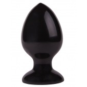Черная анальная пробка MAGNUM 8 - 11,5 см. - LOVETOY (А-Полимер)