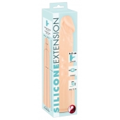 Телесная насадка-удлинитель Silicone Extension - 19 см. - Orion - в Грозном купить с доставкой