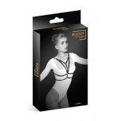 Черная упряжь на грудь Laura - Bijoux Pour Toi - купить с доставкой в Грозном