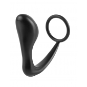 Эрекционное кольцо с анальной пробкой Ass-Gasm Cockring Plug - Pipedream - в Грозном купить с доставкой