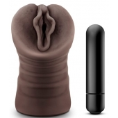 Коричневый мастурбатор-вагина Alexis - Blush Novelties - в Грозном купить с доставкой