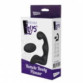 Черный вибромассажер простаты REMOTE BOOTY PLEASER - Dream Toys - в Грозном купить с доставкой