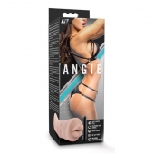Телесный мастурбатор-ротик Angie - Blush Novelties - в Грозном купить с доставкой