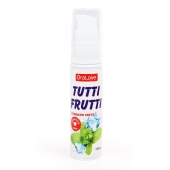 Гель-смазка Tutti-frutti со вкусом сладкой мяты - 30 гр. - Биоритм - купить с доставкой в Грозном