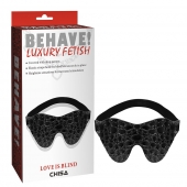 Черная маска на глаза Behave - Chisa - купить с доставкой в Грозном