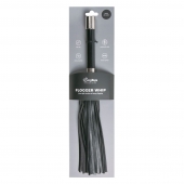 Черная плеть Easytoys Flogger With Metal Grip - 38 см. - Easy toys - купить с доставкой в Грозном