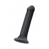 Черный фаллос на присоске Silicone Bendable Dildo XL - 20 см. - Strap-on-me - купить с доставкой в Грозном