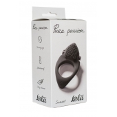 Черное эрекционное виброкольцо Pure Passion Sunset - Lola Games - в Грозном купить с доставкой