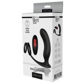 Черный массажер простаты REMOTE P-PLEASER - Dream Toys - в Грозном купить с доставкой