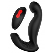 Черный вибромассажер простаты SWIRLING P-PLEASER - Dream Toys - в Грозном купить с доставкой