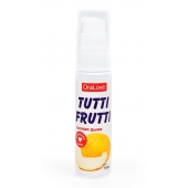 Гель-смазка Tutti-frutti со вкусом сочной дыни - 30 гр. - Биоритм - купить с доставкой в Грозном