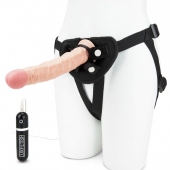 Регулируемые трусики с вибрирующей насадкой - 21 см. - Lux Fetish - купить с доставкой в Грозном