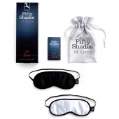 Набор из двух масок на глаза Soft Blindfold Twin Pack - Fifty Shades of Grey - купить с доставкой в Грозном
